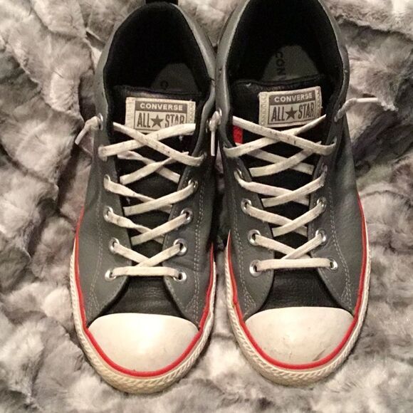 Converse  leather converse.  Men's - Picture 1 of 5